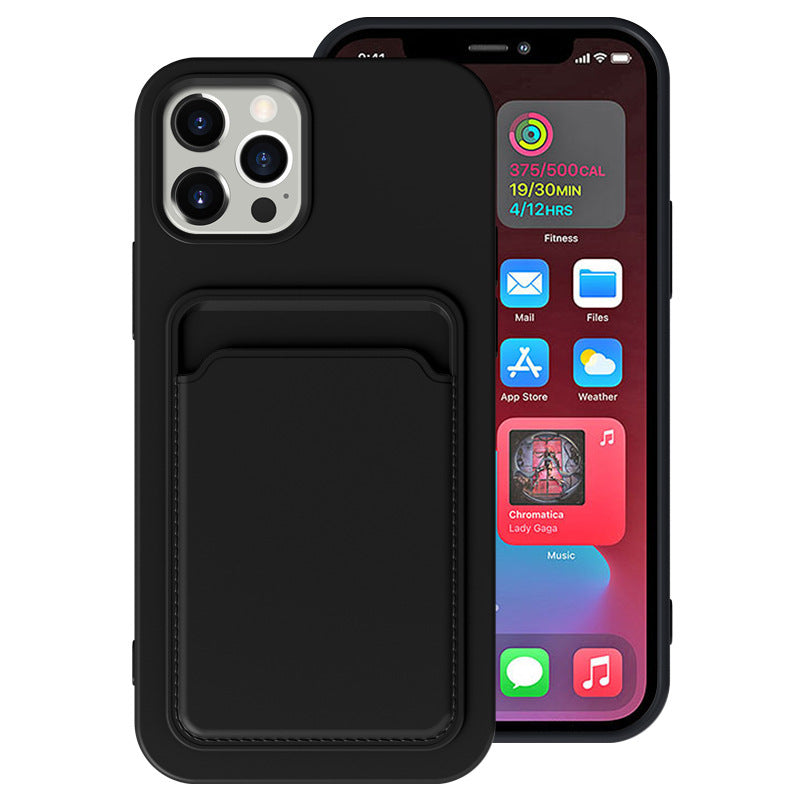 Compatible with Apple, Cross Border Suitable For Iphone12 Integrated Frosted Card Case Mobile Phone Shell Xr 11Tpu Card Soft Shell Spot E-Commerce Compatible with Apple, Cross Border Suitable For Iphone12 Integrated Frosted Card Case Mobile Phone Shell Xr 11Tpu Card Soft Shell Spot E-Commerce